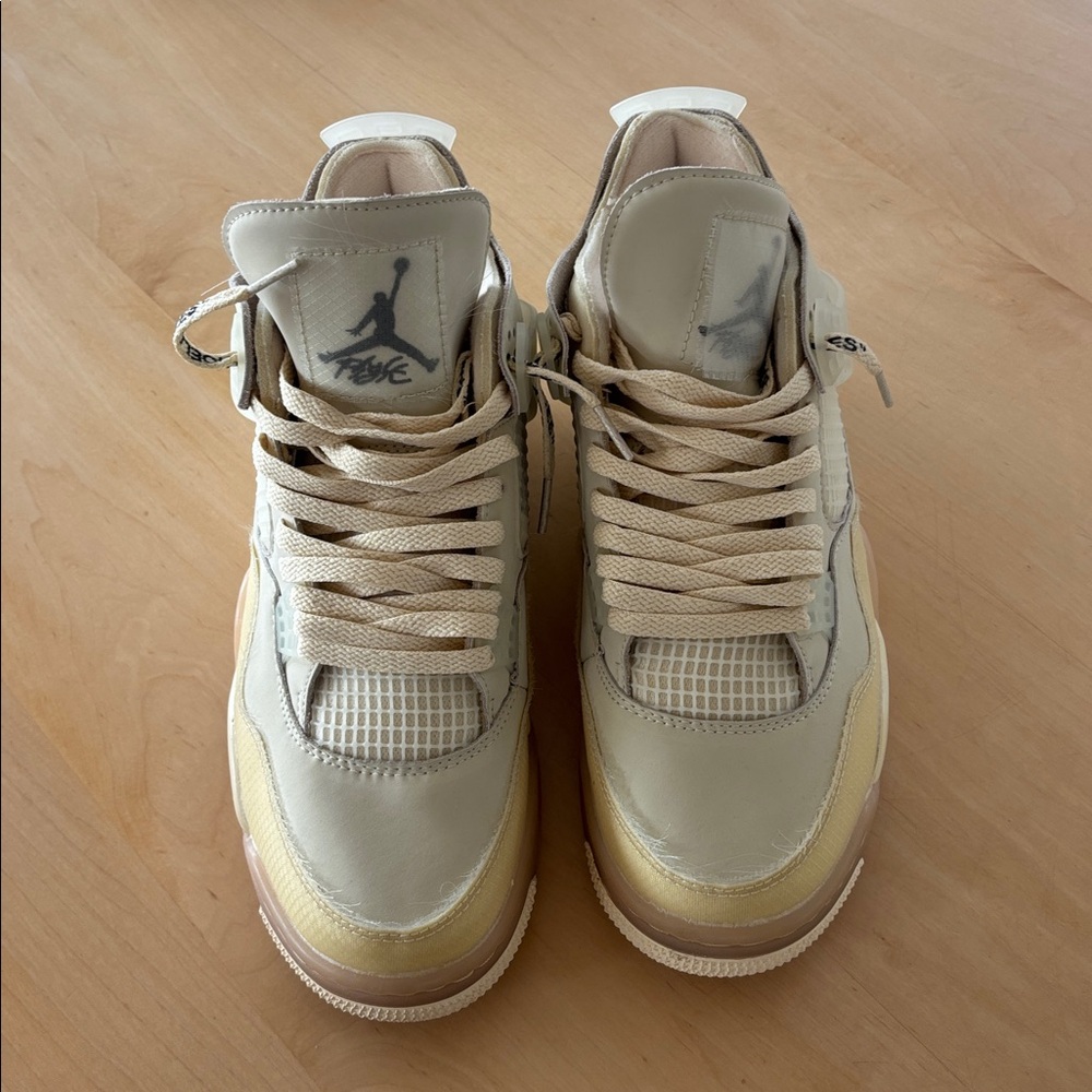 Men's Nike Sail Cream Sneakers - Picture 2 of 8